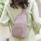 thumbnail image 3 of Bolso Pecho para Mujer Correa Ajustable para El Hombro Monedero para Niñas Color Sólido (púrpura), 3 of 9
