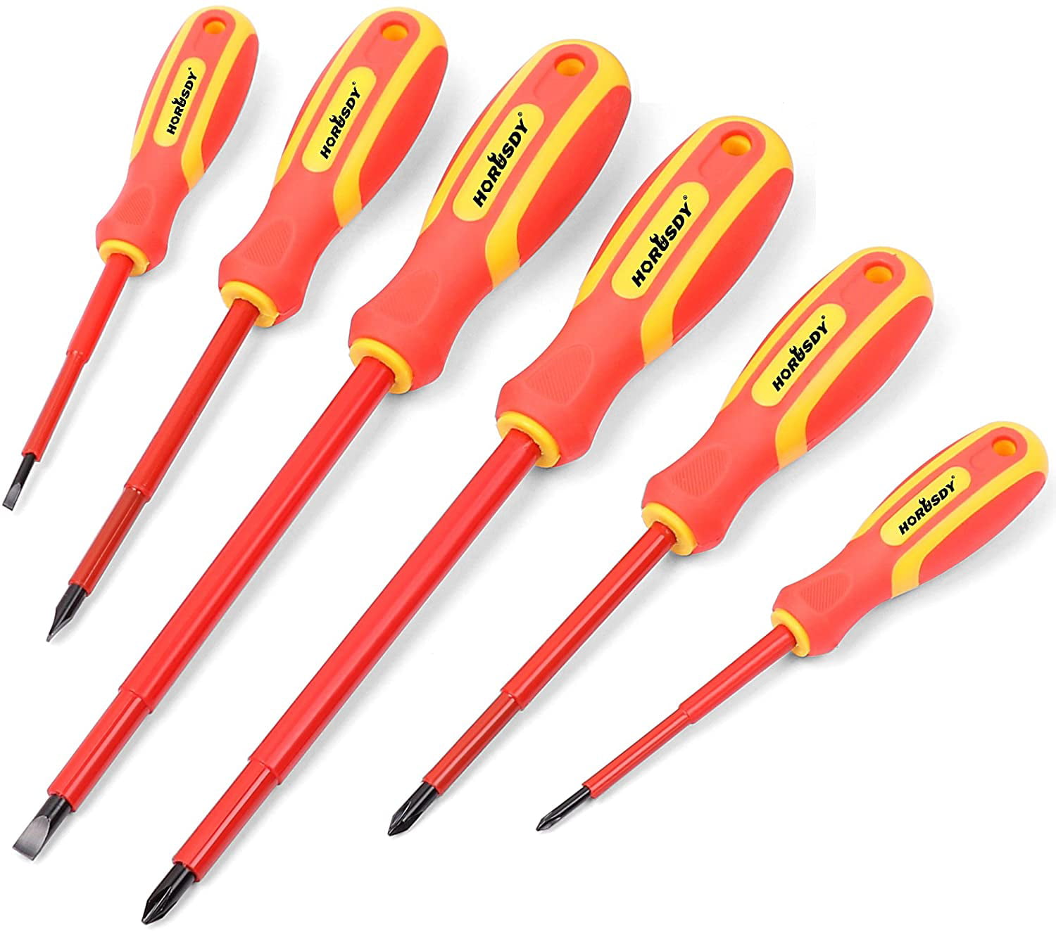 New 7 pc ELECTRICIAN'S INSULATED ELECTRICAL HAND SCREWDRIVER TOOL SET Free Ship