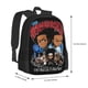 thumbnail image 2 of Mochila negra Boondocks para mujeres y hombres, mochila para portátil, para trabajo, negocios, viajes, mochila informal para el colegio, mochila para estudiantes universitarios, regalo, 2 of 5