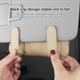 thumbnail image 2 of Car Sun Shadow Glasses Clip Leather Auto Case Organizer Car Eyeglasses Storage Case Automobile Interior Card Ticket Key Eyeweare Holder Red, 2 of 6