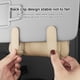 thumbnail image 2 of Riwesomey Coche Sunshadow Gafas Clip Gafas de sol Estuche de almacenamiento Universal Automóvil Interior Ticket Holder Accesorios Beige Kits de molduras para tableros de automóviles Gris, 2 of 6