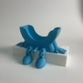 thumbnail image 4 of Cute Sponge Holder for Kitchen Sink, 3D Printed Sponge Stand with Drainage and Legs, Funny Hanging Sponge Holder for Kitchen Counter Decor, Kitchen Sink Organizer, 5.9" x 3.4", Blue, 4 of 4