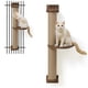 thumbnail image 1 of Solid Walnut Wood Cat Cat Tree Wall Furniture, 1 of 5