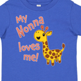 thumbnail image 4 of Inktastic My Nonna Loves Me- Cute Giraffe Boys or Girls Toddler T-Shirt, 4 of 5