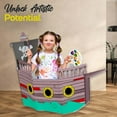 thumbnail image 6 of Color Your Own Pirate Ship Playhouse - Craft Kits - 1 Piece, 6 of 9
