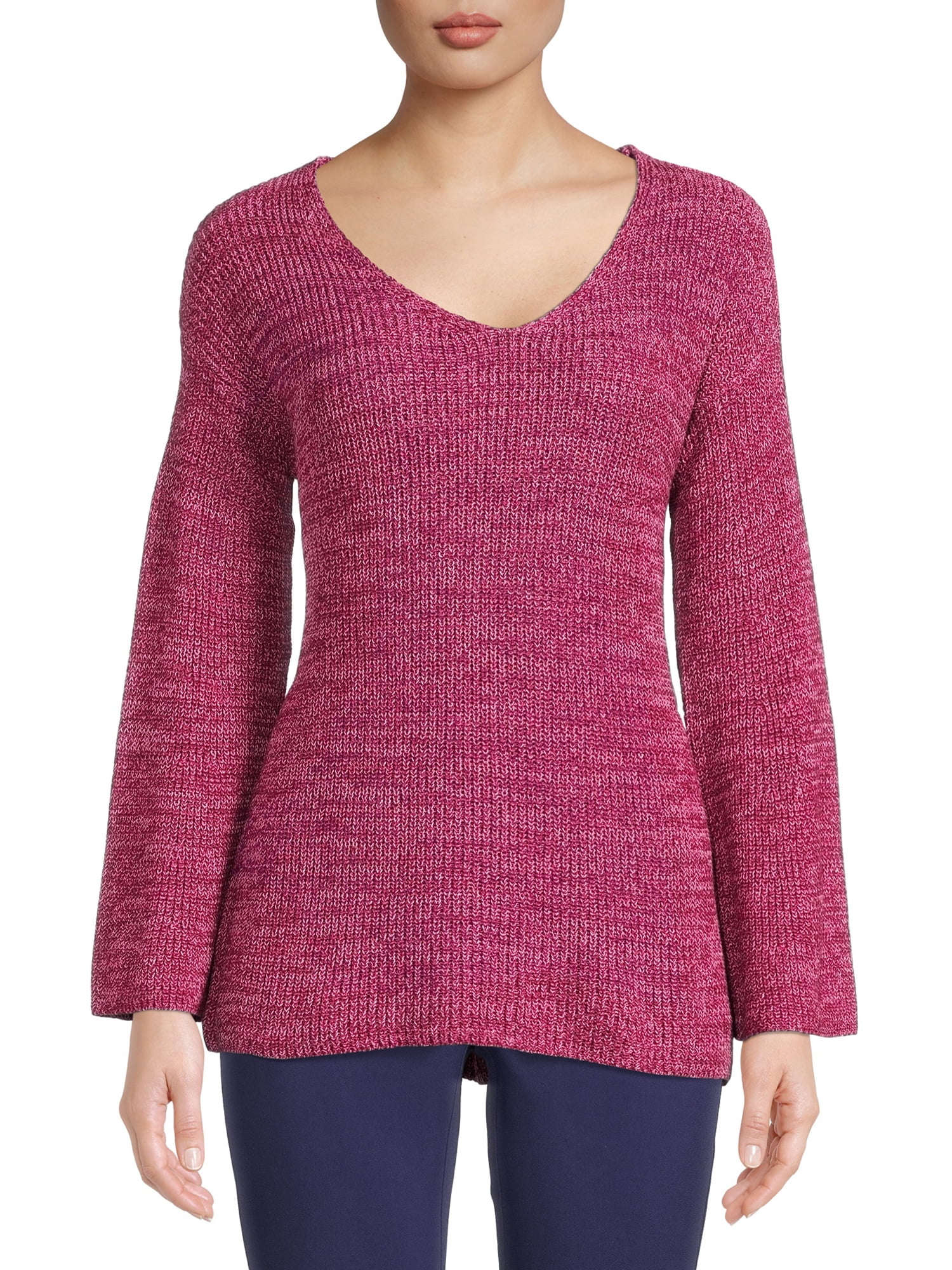 The Pioneer Woman, V-Neck Bell Sleeve Pullover, Womens - Walmart.com