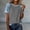 Grey, variant on Endives Womens Short Sleeve Tshirt Crew Neck Splicing Color T Shirts Casual Summer Tops for Women Graphic Tee Going Out Top Basic Tee S-5XL Grey M