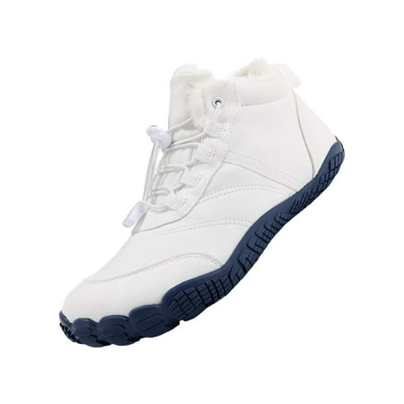 

NOKIO Men S Padded Winter Walking Boots Plush Warm Cotton Shoes Wear And Anti Slip Snow Boots Five Finger Cotton Shoes Outdoor Sports Shoes Men s And Women s Hiking Shoes Men S Cozy Winter Shoes