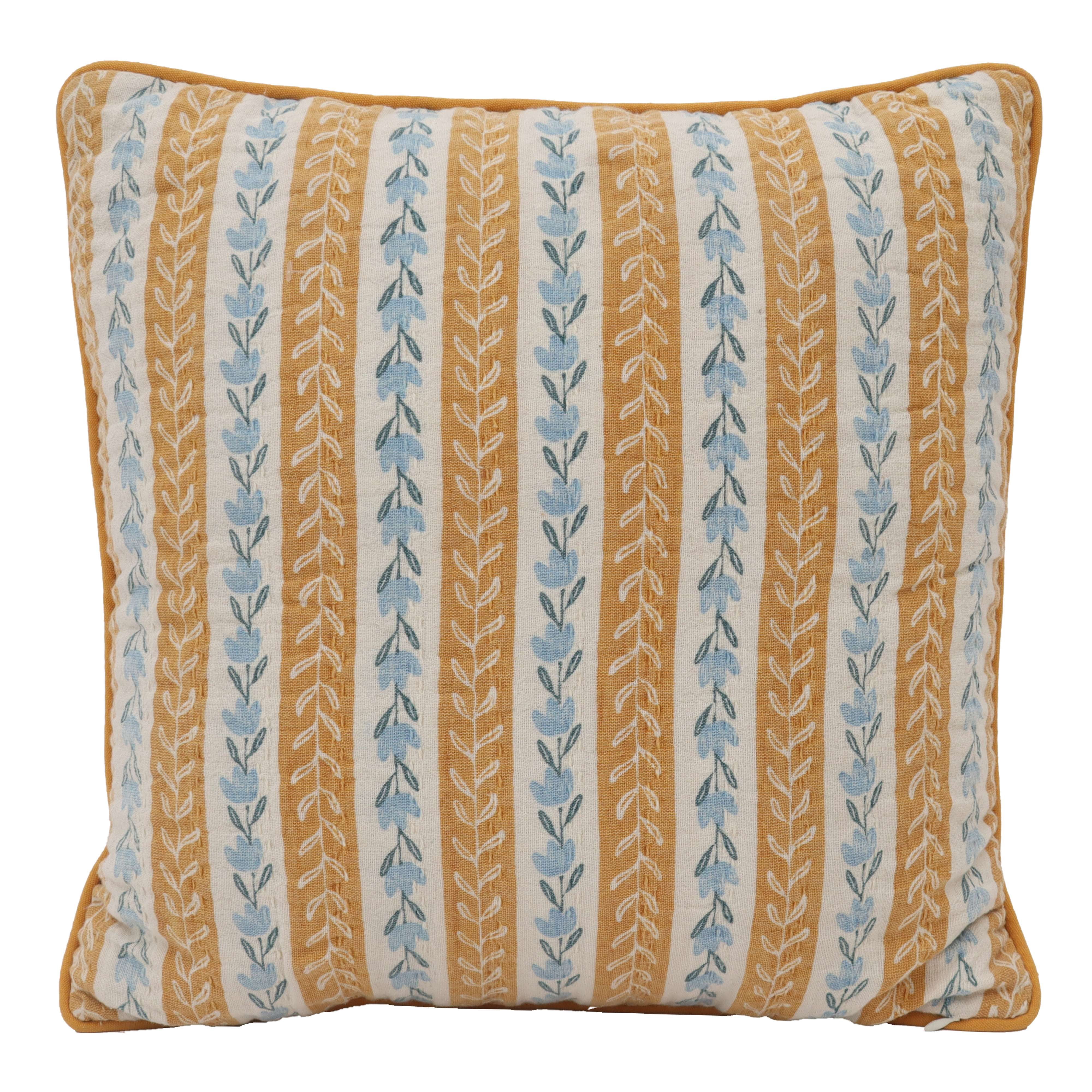 Better Homes & Gardens 18" x 18" Multi Soleil Floral Decorative Throw Pillow