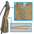thumbnail image 4 of Sunrise 9ft, 8rib Umbrella Top Cover Canopy Patio Replacement Canopy Outdoor (Tan, Cover Only Frame not Included), 4 of 6