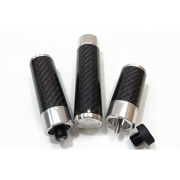 Extienda el dispositivo de extensión de cabeza de palo de billar de fibra de carbono después de alargarlo