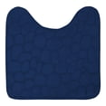 thumbnail image 3 of Alfombras de baño extra suaves, de fácil cuidado, lavables a máquina, antideslizantes, con relieve de adoquines, juego de alfombrillas de baño de material de poliéster ultra absorbente para cocina y, 3 of 6