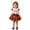White, variant on HXWCHs Girls Summer Ruffle Sleeve Dresses with Headband Kids Cewneck Casual Halloween Dress Girls Dresses Size: 3-4 Years White