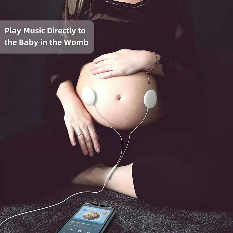 Buy Fivean Baby Bump Headphones,Pregnancy Headphones for Belly,Safely Play  Music, Sounds,and Voices to Your Baby in The Womb，with Apple and Android  Adapter Cable,Easy to Operate,Good Sound Quality,Pink Online at  desertcartINDIA