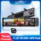 thumbnail image 2 of OBDPEAK UHD 4K 2160P Car DVR 3 Lens Dash Cam 1080P GPS Tracking Video Recorder Dashcam WIFI Phone APP Reverse Image Parking Line, 2 of 5