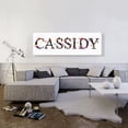 thumbnail image 2 of ARTCANVAS CASSIDY Girls Name Room Decor Canvas Art Print - Size: 60" x 20" (1.50" Deep), 2 of 9