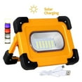 thumbnail image 2 of Solar Outdoor Projector COB LED 50W Rechargeable Battery Flood Light Spotlight LED Magnetic Work Light With 6000mAh Power Bank ,Power Saving, 2 of 7