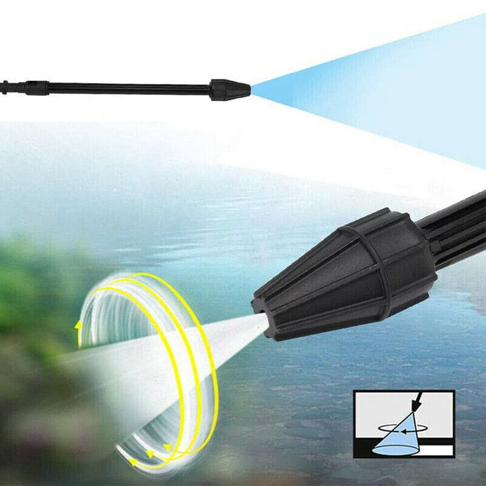 High Pressure Washer Rotating Turbo Lance Nozzle Dirt Blaster Turbo Nozzle Spray Cleaner Extension Rod for Karcher K2-K7 LAVOR VAX BS COMET (2PCS)