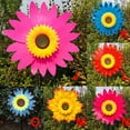thumbnail image 3 of Pinwheels for Yard and Garden Wind Spinners Outdoor Decor Rainbow Windmills Decorations Sunflowers Whirligigs Lawn Flower Decorative, 3 of 6