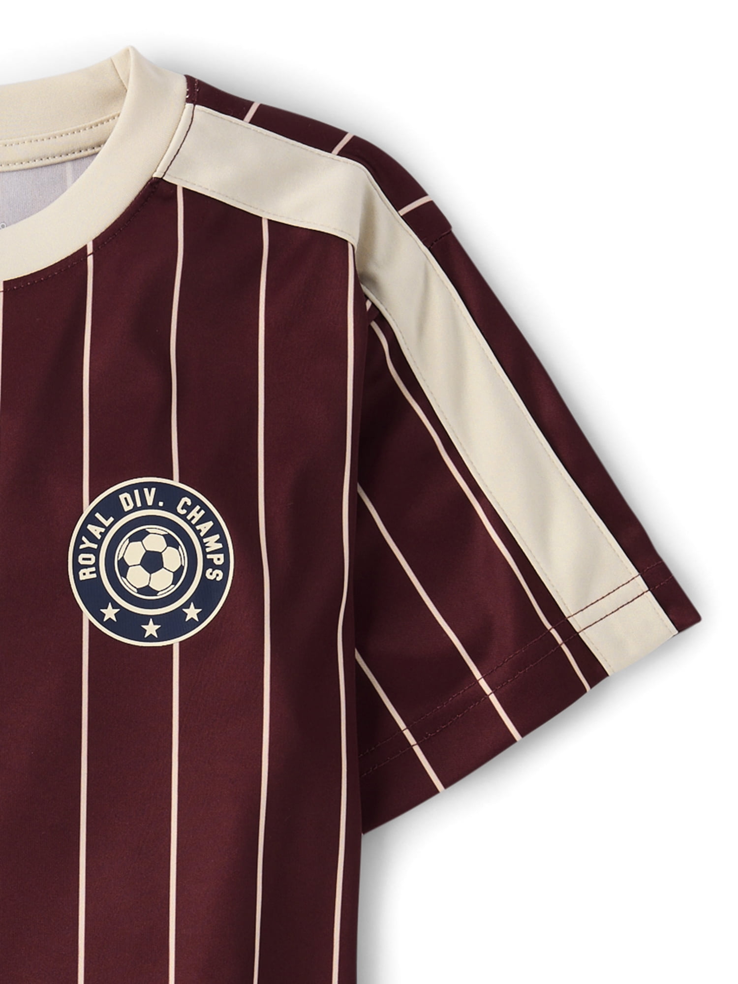 The Children's Place Boys Short Sleeve Striped Varsity Soccer Jersey, Sizes XS-XXL