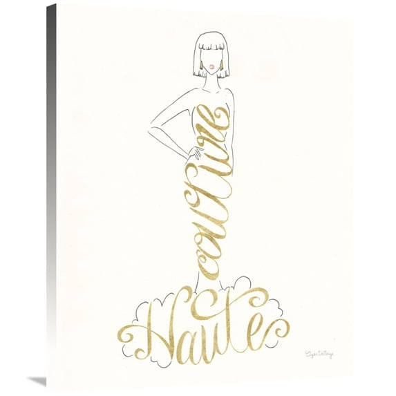 Global Gallery's 'Stylish Sayings IV' By Elyse DeNeige Stretched Canvas Wall Art