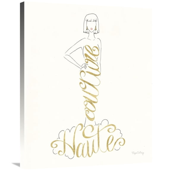 Global Gallery's 'Stylish Sayings IV' By Elyse DeNeige Stretched Canvas Wall Art