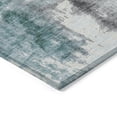 thumbnail image 3 of Addison Rugs Chantille Indoor/Outdoor Transitional Abstract Teal Machine Washable Rectangle Rug, 3' x 5', 3 of 8