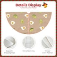 thumbnail image 5 of Bingfone Christmas Tree Skirt Mat Christmas Decoration Interior -Egg And Avocado, 5 of 8