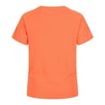 thumbnail image 3 of CCRFTGI T Shirt for Girls Casual Quick Dry Crew Neck T Shirts 2025 Summer Saffron Shirt Plain Short Sleeve T Shirt,Saffron 5-6 Years, 3 of 4