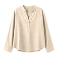 thumbnail image 5 of Long Sleeve Shirts for Women Basic Soft Cozy Layering Top, 5 of 6