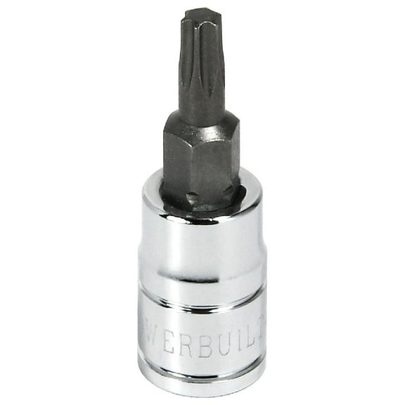 Powerbuilt 3/8 Inch Drive T-20 Torx Bit Socket - 648513