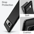 thumbnail image 3 of JETech Slim Fit Case for Google Pixel 7a 6.1-Inch 2023, Soft TPU Thin Protective Phone Cover with Matte Finish, Shockproof (Black), 3 of 6