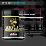 Gorilla Mind Base Pre-Workout, Bombsicle, 248g