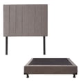 thumbnail image 1 of Box Base Cama Queen Size + Cabecera Argos Gris Dicasa Argos Bless, 1 of 7