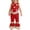Red, variant on Ahabrexf Baby Girl Summer Outfit 1 Shoulder Strap Sleeveless Top and Pants 2-Pc Set for 0-3 Years Old