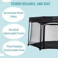 thumbnail image 4 of Dream On Me Onyx Playpen, 4 of 11