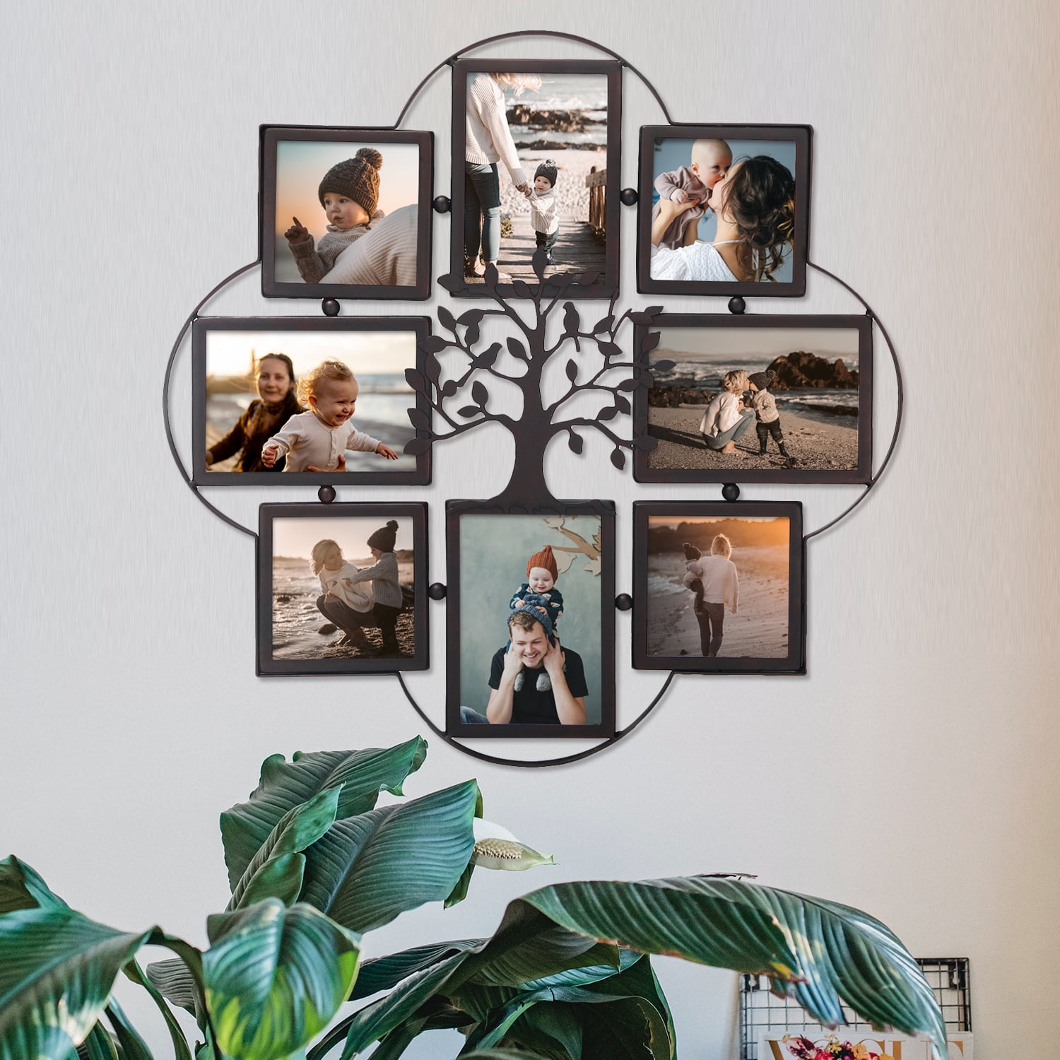 Homebeez 8Opening Photos Memories Wall Hanging Collage Picture Frame