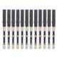 thumbnail image 1 of 12Pcs Rollerball Pen ABS Plastic Shell Straight Liquid 0.5mm Needle Type Office Stationery(Needle Type Head Blue ), 1 of 3