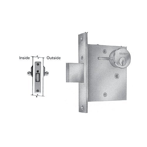 Baldwin 8555 Double Cylinder Mortise Deadlock with 21/2" Backset