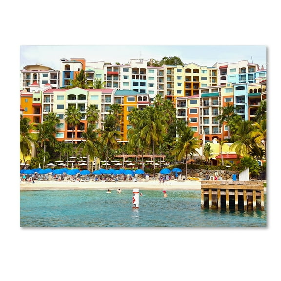 Trademark Fine Art "Virgin Islands 8" Canvas Art by CATeyes