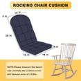thumbnail image 3 of Btomtd Chair Cushion 44x19x4High Back Rocking Chair Cushion Non- Thick Waterproof Patio Chair Cushions For Outdoor Indoor, 3 of 5