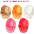 thumbnail image 6 of AllWays Plaza Standard Red Cupcake Muffin Liners 500-Count, No Smell, Food Grade & Grease-Proof Paper Baking Cups (Red), 6 of 6