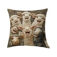thumbnail image 2 of TanSiDing Cute Cat Pillowcase Hidden Zipper Pet Lover Gift Soft Nylon Decorative Throw Pillow Cover for Bedroom Sofa Living Room Office Decor 17.72in, 2 of 6