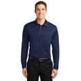thumbnail image 1 of Port Authority Men's Silk Touch Performance Long Sleeve Polo. K540LS, 1 of 1
