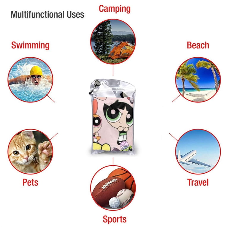 Powerpuff Girls Beach Towel Absorbent Quick Dry Towels For Travel