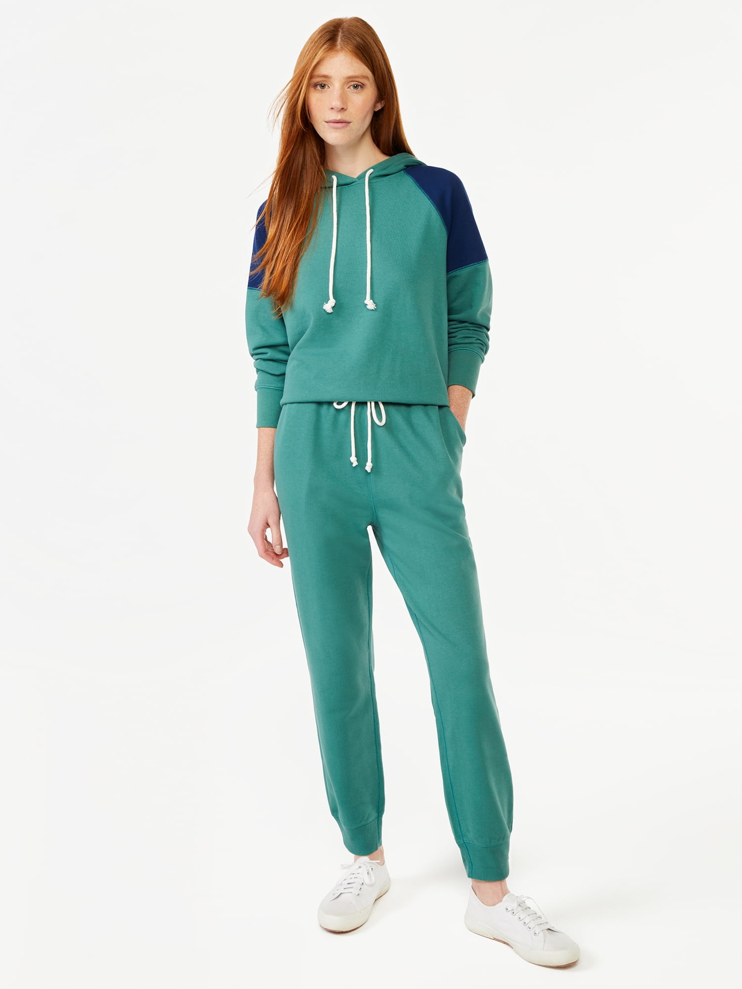 Free Assembly Women's Ribbed Cuff Sweatpants