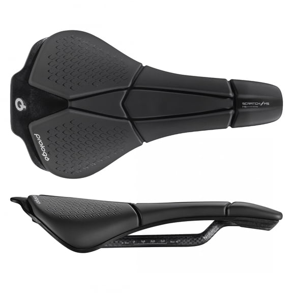 Prologo Scratch M5 Nack 140mm Carbon Comp Rail Saddle Black Road Gravel CX MTB