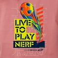 thumbnail image 3 of CafePress - Live To Play Nerf Soccer T Shirt - Womens Comfort Colors® Shirt, 3 of 4