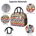 thumbnail image 4 of Obrewu Pioneer Flower Lunch Bag for Adult, Insulated, Leakproof, Oxford Cloth, 4 of 7