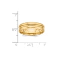 thumbnail image 3 of Solid 14k Yellow Gold Heavy Comfort Fit Fancy Wedding Band - Size 11, 3 of 3